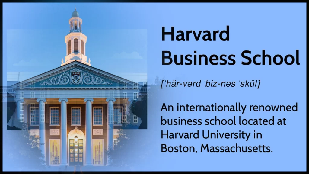 All about Harvard Business School